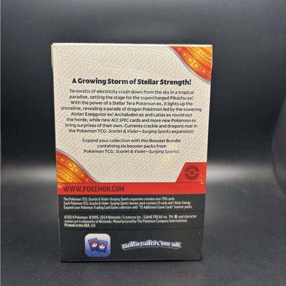 Pokemon Scarlet & Violet Surging Sparks Booster Box SEALED - Picture 2 of 4